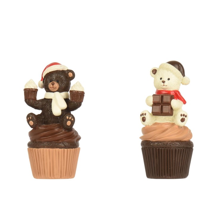 ORSETTO CUPCAKES CIOCCOLATO H.12 2 ASSORTITI